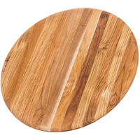Teakhaus Elegant Round Cutting and Serving Board Large