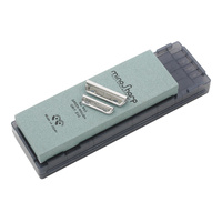 GLOBAL Minosharp Deluxe Water Whetstone 240 Grit with 2 Guide Rails