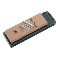 GLOBAL Minosharp Deluxe Water Whetstone 1000 Grit with 2 Guide Rails