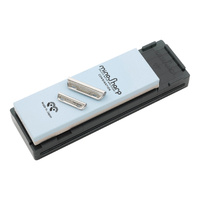 GLOBAL Minosharp Combination Whetstone 1000/ 220 Grit with 2 Guide Rails