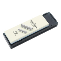 GLOBAL Minosharp Combination Whetstone 8000/ 1000 Grit with 2 Guide Rails