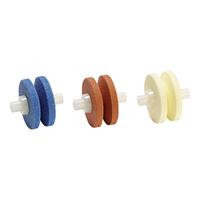 GLOBAL 3 Piece Replacement Wheel Set for Minosharp 3-Stage Sharpener