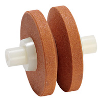 GLOBAL Replacement Wheel, Brown Medium for Minosharp 3-Stage Sharpener