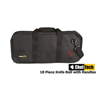 ChefTech Knife Bag 18 Pocket Black