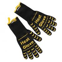Cheftech Heat Resistance Glove 1x Pair Black and Yellow 