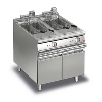 Baron Queen7 15+15L Double Basin Electric Deep Fryer Q70FRI/E815