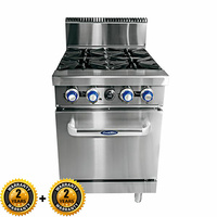 CookRite 4 Burners With Static Oven