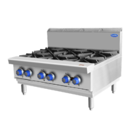 Cookrite Cooktop, 6 Burner Hob w Flame Failure
