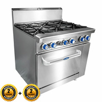 CookRite 6 Burners With Static Oven