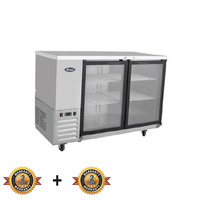 Atosa Bar Fridge Glass Door 365L