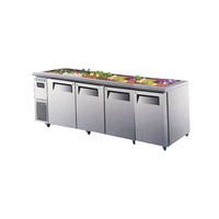 K-Series 4 Door Salad Prep Fridge 600L