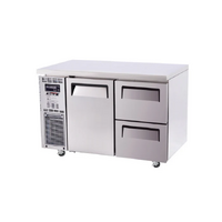 K-Series Under Counter Fridge Stainless 1 door / 2 Drawers 311L