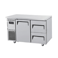 K-Series Under Counter Fridge Stainless 1 Door & 2 Drawers 311L
