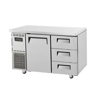 K-Series Under Counter Fridge Stainless 1 Door & 3 Drawers 311L