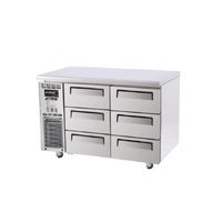 K-Series Under Counter Fridge Stainless 6 Drawers 311L