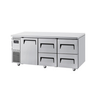 K-Series Under Counter Fridge Stainless 1 Door & 4 Drawers 538L