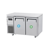 K-Series Under Counter Dual Temperature 2 Door Fridge & Freezer 121/136L