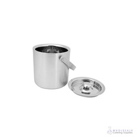 Insulated Ice Bucket Satin Finish Stainless Steel 1 Litre
