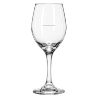 Libbey Perception Wine Glass 325ml w Portion Control Line Set of 12