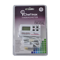 Chef Inox Fridge & Freezer Thermometer with Alarm