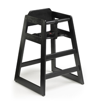 Chef Inox High Chair Black