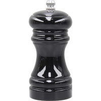 Chef Inox Salt & Pepper Mill/Grinder Black Wood 115mm