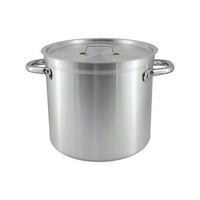 Chef Inox Premier Aluminium Stockpot with Lid 60L