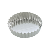 Guery Cake Pan Round Fluted Loose Base 100 x 30mm