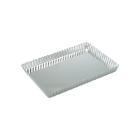Guery Quiche Pan Rectangular Fluted Loose Base 300 x 210 x 25mm