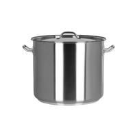 Chef Inox Stockpot with Lid Stainless Steel 21.5L