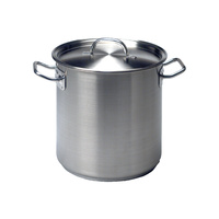 Chef Inox Stockpot with Lid Stainless Steel 70L