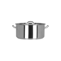 Chef Inox Casserole with Lid Stainless Steel 12L