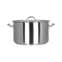 Chef Inox Saucepot with Lid Stainless Steel 30L