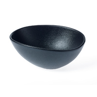 Tablekraft TK Black Organic Bowl 210x185mm Ctn of 12