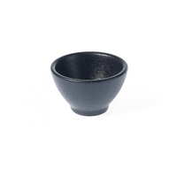 Tablekraft TK Black Round Sauce Dish 76x47mm Set of 12