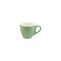 Brew Sage/White Espresso Cup 90ml Pack of 6