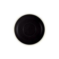 Brew Onyx Gloss Black Flat White Saucer 145mm Pack of 6