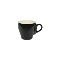 Brew Onyx Gloss Black Long Black Cup 180ml Pack of 6