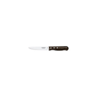 Churrasco Steak Knife Serrated Wide Blade with Polywood Handle Brown 152mm Pk of 6