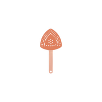 Zanzi Tri-Julep Cocktail Strainer Rose Gold