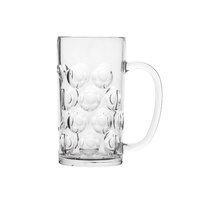 Polysafe Plastic Glass-Look Beer Stein 540mL