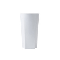 Polysafe Plastic Jasper Highball 425mL Pure White Ctn of 24