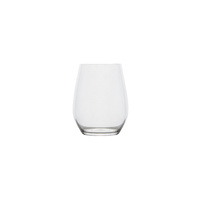 Polysafe Plastic Glass-Look Vino Stemless Glass 400mL Ctn of 24