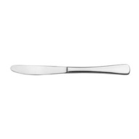 Milan Table Knife Stainless Steel Solid Handle 222mm Pkt of 12