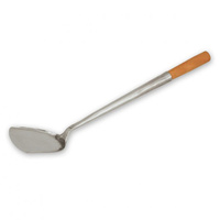 Chinese Spatula Stainless Steel with Wood Handle 100mm