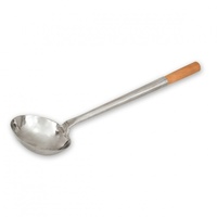 Chinese Ladle Stainless Steel with Wood Handle 127mm
