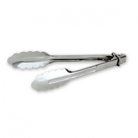 Stainless Steel Utility Tong Heavy Duty w Clip 400mm