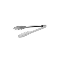 6 in Half Chrome Paragon 5070 Stainless Steel Pom Tongs 
