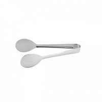 Oval Solid Serving Tong Stainless Steel 195mm