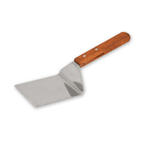 Griddle Scraper with Wooden Handle 95 x 110mm Blade